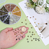 500Pcs 5 Colors Alloy Spacer FIND-PH0038-38-3