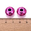 UV Plating Acrylic European Beads OACR-E033-22-08-3