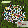 100pcs Glass Cabochons GGLA-PH0001-16-5