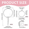 5Pcs 304 Stainless Steel Open Back Bezel Pendants STAS-TAD0001-01D-3