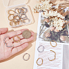 24Pcs 2 Colors Stainless Steel Hoop Earrings EJEW-UN0003-16-3