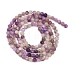 Natural Charoite Beads Strands G-B175-D15-3mm-3