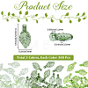 900Pcs 3 Colors Transparent Acrylic Charms TACR-PA0001-27-2