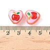 Baking Paint Glass Enamel Beads LAMP-D303-02G-3