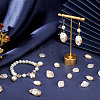 100Pcs 5 Style ABS Plastic Imitation Pearl Beads Pendant KY-AR0001-12-5