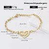 Vintage 304 Stainless Steel Link Bracelets for Women CS6092-5-1