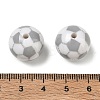 Sports Opaque Acrylic Beads AC-CBAC27C-02B-3