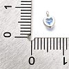 925 Sterling Silver Cubic Zirconia Charms STER-Q005-01A-D-3