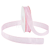 Polyester Tartan Ribbon OCOR-WH0082-574D-04-1