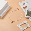 Natural White Moonstone Beaded Necklaces NJEW-JN04226-03-6