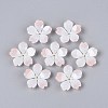 Flower Acrylic Bead Caps SACR-T017-51B-1