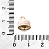 Zinc Alloy Enamel Charms FIND-U029-01G-10-3