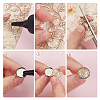 HOBBIESAY DIY Blank Dome Cufflinks Making Kits DIY-HY0001-80-4