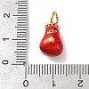 304 Stainless Steel Enamel Pendants STAS-A152-08G-3