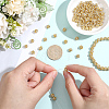 120Pcs Brass Rhinestone Beads KK-PA0001-26G-3