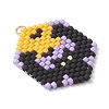 Hallowen Theme Glass Seed Beaded Pendants PALLOY-MZ00873-01-3