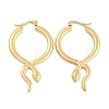 304 Stainless Steel Hoop Earring EJEW-Q789-08G-1