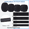 8 Yards 4 Styles Polyester Non Slip Knitted Elastic Belt OCOR-BC0005-77-2