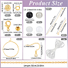 DIY Glass Beaded Bracelets & Earrings Jewelry Making Kit DIY-SP0001-20B-2