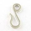 Tibetan Style Alloy Hook and S-Hook Clasps X-TIBEP-Q058-07AS-LF-2