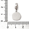 304 Stainless Steel Enamel European Dangle Charms STAS-D153-05A-P-3