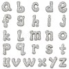 Brass Micro Pave Clear Cubic Zirconia Pendants KK-A300-02P-1