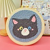 DIY Punch Embroidery Beginner Kits for Beginners PW-WG207F1-08-1