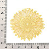 Brass Filigree Big Pendants X-KKC-T003-13G-3