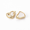 Brass Micro Pave Clear Cubic Zirconia Charms KK-Q765-027-NF-2
