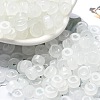 Imitation Jade Glass Seed Beads SEED-E001-J3x6mm-04-1