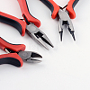 3Pcs 45# Carbon Steel DIY Jewelry Plier Sets PT-R010-12-3