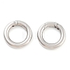 Non-Tarnish 316 Stainless Steel Spring Gate Rings STAS-M296-01P-C-01-2