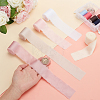 5 Rolls 5 Colors Polyester Frayed Ribbon OCOR-PH0002-79-3