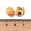 Alloy Enamel European Beads MPDL-F020-10A-MG-3