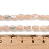 Electroplate Opaque Glass Beads EGLA-H112-06-HR07-4