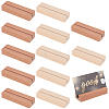 12Pcs 2 Colors Wooden Card Holders Base AJEW-GF0015-01-1