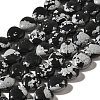 Natural Snowflake Obsidian Beads Strands X-G-R190-10mm-51-2