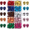 SUPERFINDINGS 160Pcs 10 Colors Opaque Acrylic Beads SACR-FH0001-03-1