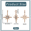 30Pcs Alloy Rhinestone Pendants FIND-SC0011-04-2