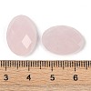 Natural Rose Quartz Cabochons G-G760-A13-3