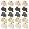 20Pcs 5 Colors Zinc Alloy & Acrylic Drawer Cabinets Handles FIND-DR0002-43-1