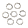 Alloy Soldered Closed Jump Rings X-PALLOY-H039-P-1