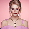 24Pcs 2 Colors 3 Style Alloy Big Pendants PALLOY-DR00003-5