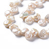 Natural Keshi Pearl Beads Strands PEAR-S021-236B-01-3