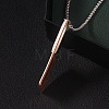 201 Stainless Steel Kitchen Knife Shape Pendant Necklaces for Men FS-WG2BC60-01-2