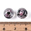 Handmade Foil Lampwork Beads LAMP-T021-33B-4