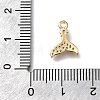 Brass Micro Pave Cubic Zirconia Pendants KK-D312-12G-3