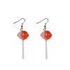 Resin Dangle Earrings FS-WGCA9A3-03-2