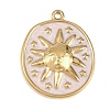 304 Stainless Steel Enamel Pendants STAS-G392-03G-02-1
