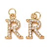 304 Stainless Steel with Crystal Rhinestone Charms RB-CBA5270-11G-R-1